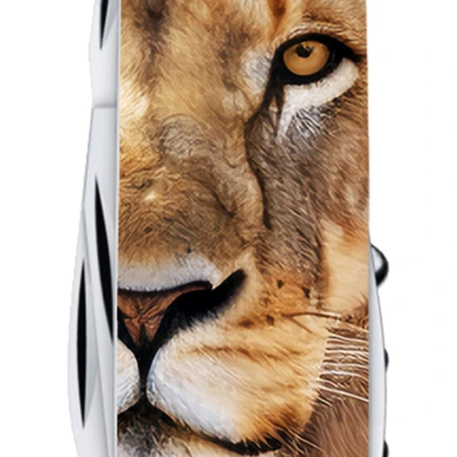 Мультитул Victorinox SPARTAN ANIMAL Лев (Vx13603.7_F1010pw): Количество инструментов 12