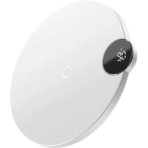 Зарядний пристрій Baseus Wireless Charging Digital LED Display 10W White (WXSX-02)
