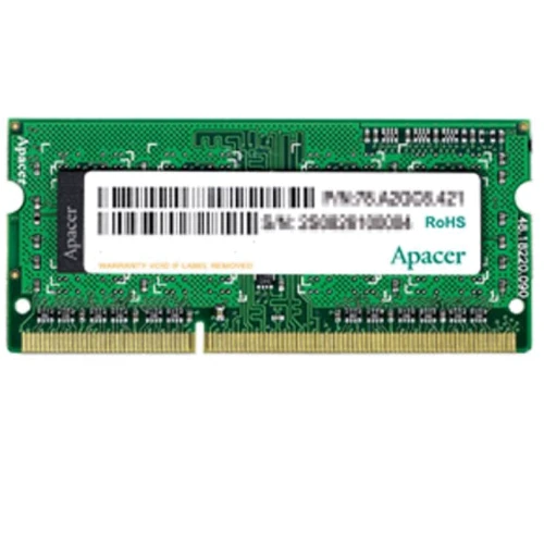 Apacer 8 GB SO-DIMM DDR3 1600 MHz (AS08GFA60CATBGC)