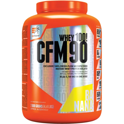 Протеин Extrifit ISO 90 CFM Instant Whey 2000 g /66 servings/ Banana