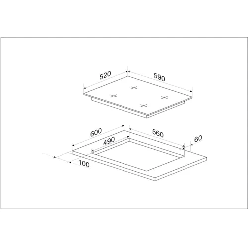 Духовой шкаф электрический Hansa FCGW683299 (комплект)