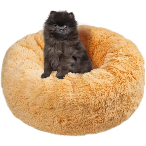 Лежак Red Point Donut зі знімною подушкою абрикосовий d 50 см (ЛК.01.Т.94.68.000) фото 4