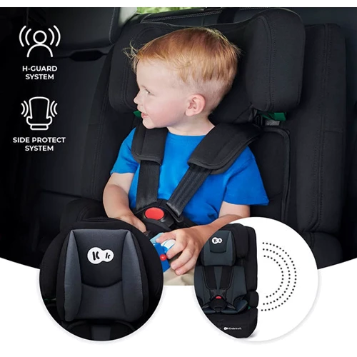 Автокресло Kinderkraft Safety Fix 2 i-Size Black (KCSAFI02BLK0000): Материалы обшивки полиэстер