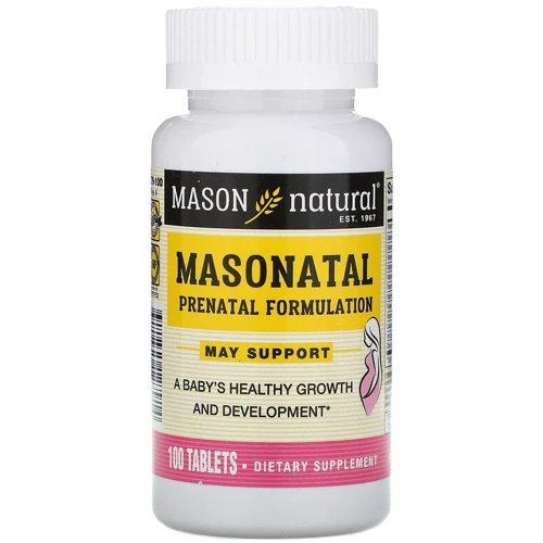 Mason Natural Masonatal prenatal formulation Мультивитамины для беременных 100 таблеток