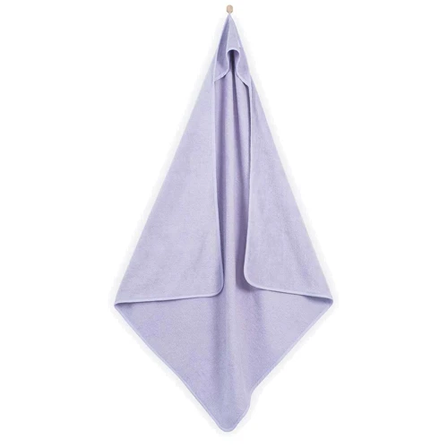 Махровое бархатное детское полотенце с капюшоном Jollein 100x100см Lilac: undefined undefined