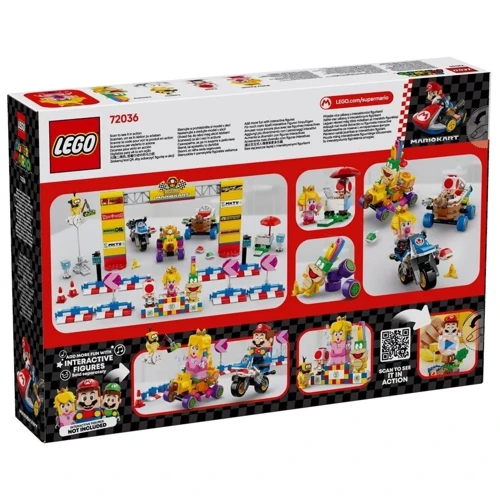 Конструктор LEGO Super Mario Kart Baby Peach & Grand Prix 823 деталей (72036): Серия Super Mario
