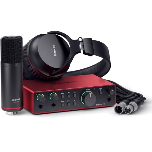 Комплект для звукозаписи FOCUSRITE Scarlett 2i2 Studio 4th Gen