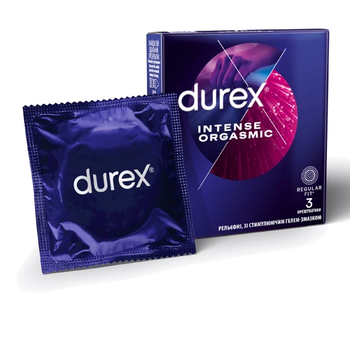 Презервативы латексные со смазкой Durex Intense Orgasmic № 3