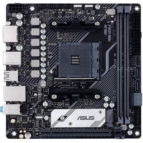 ASUS PRIME A320I-K: Разъемы на плате SATA 3.0, M.2, USB 2.0, USB 3.2 Gen 1