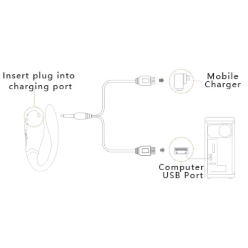 Вібратор ZALO FANFAN для пар блакитний