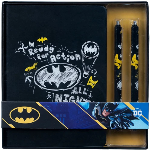 Набор подарочный блокнот+2 ручки Kite DC Comics (dc21-499)