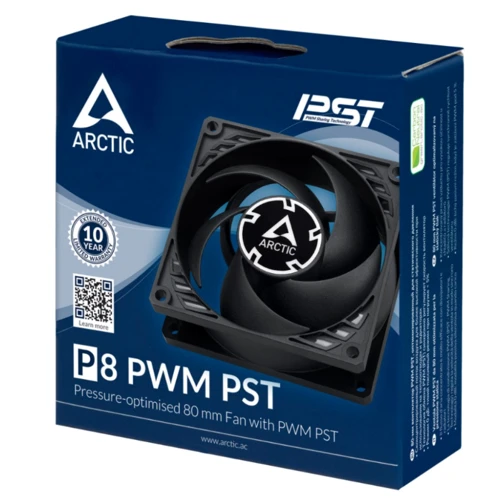 Кулер Arctic P8 SLIM PWM PST (ACFAN00295A): Разъем 4pin
