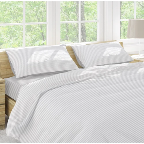Простынь на резинке SoundSleep Stripy White бязь140х200х20 см (93949002): Размер простыни, см 140x200