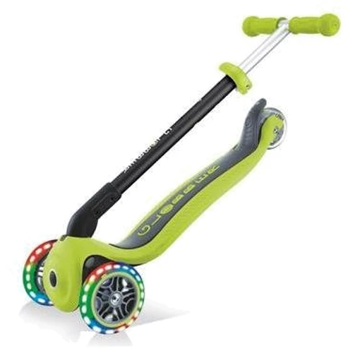 Самокат Globber серии Go up foldable plus зеленый, колеса с подсветкой, 20/50кг, 1+ 3 колеса: Количество колес 3