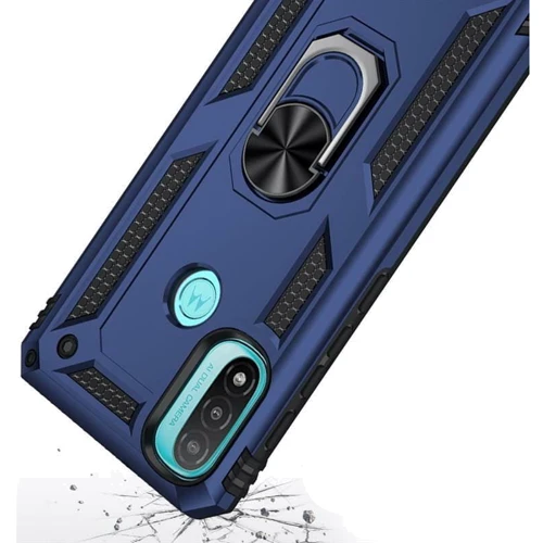 Чохол для телефона BeCover Military Blue для Motorola Moto E30 / Moto E40 (708183): Матеріал TPU (Термополиуретан) і пластик