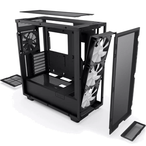 Корпус NZXT H7 Flow RGB Black (CM-H71FB-R1) фото 6