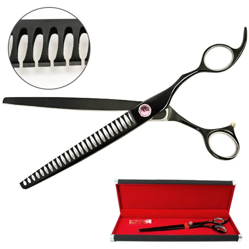 

Филировочные шанкерные ножницы Davis Majutsu Titanium Thinning для стрижки собак 8 см