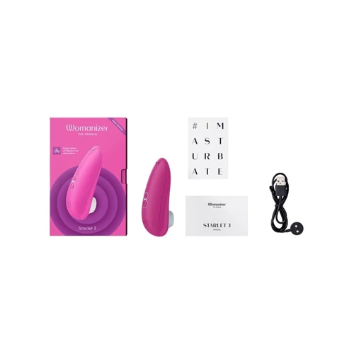 Вакуумный клиторальный стимулятор Womanizer Starlet 3 Pink