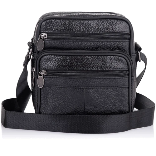 Мужская сумка через плечо Buffalo Bags черная (SHIM505A-black): Тип Сумки