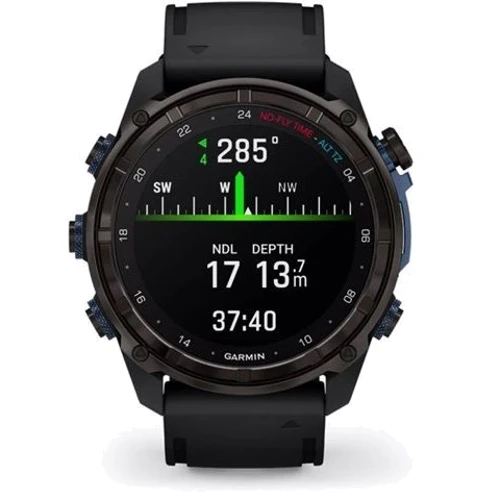 Смарт-часы Garmin Descent Mk3i 51mm Carbon Grey DLC Titanium with Black Silicone Band and Descent T2 Transceiver (BNDL-DMK3-51CGDT2): Стандарт защиты 20 АТМ