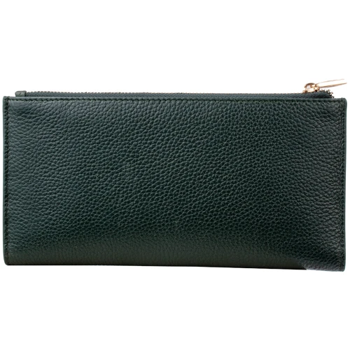 Женский кошелек Smith&Canova зеленый (FUL-26801-green-brn): Формат кошелька Горизонтальный