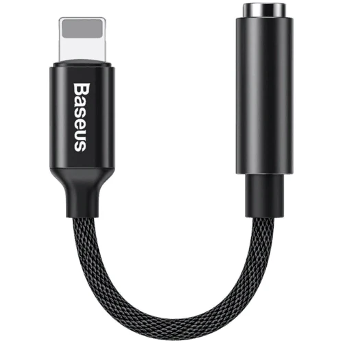 Адаптер Baseus Adapter Male Lightning to 3.5mm Black (CALL3-01)