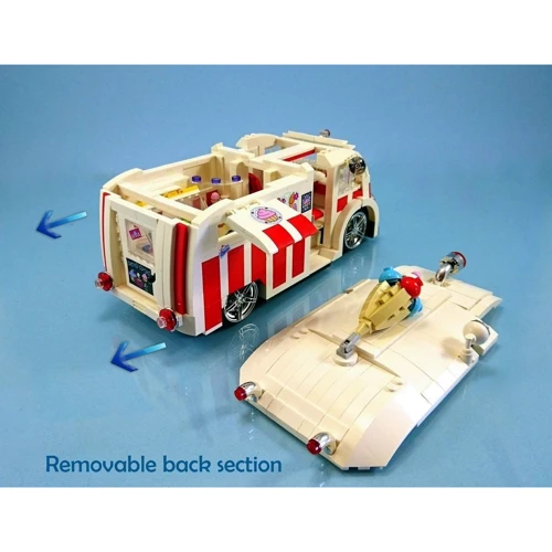 Конструктор XINGBAO XB-08004 MOC Фургон с мороженым, 1000 элемента