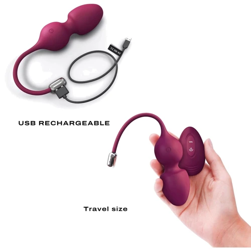 Вагинальные шарики Dorcel LOVE BALLS PLUM