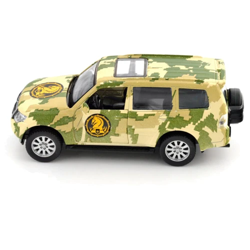 Автомодель TechnoDrive серии Шевроны Героев - Mitsubishi Pajero 4WD Tubro 4WD TURBO - 47 ОМБр (250361M) фото 15