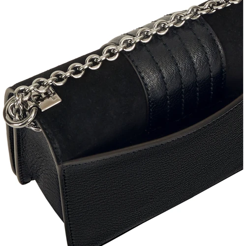 Женская сумка кросс боди Furla Mini черная (1033426): Фактура Зернистая, Матовая, Гладкая