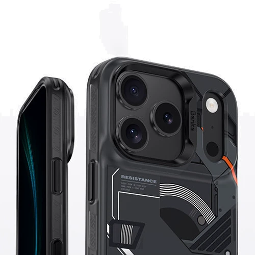 Чехол для iPhone Benks MagClap Mecha Protective Black for iPhone 17 Pro Max
