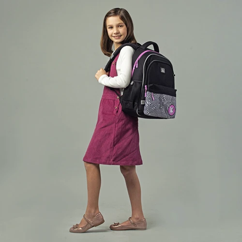 Рюкзак GoPack Education 182 Striped Cat (GO24-182M-5): Тип Для средней школы