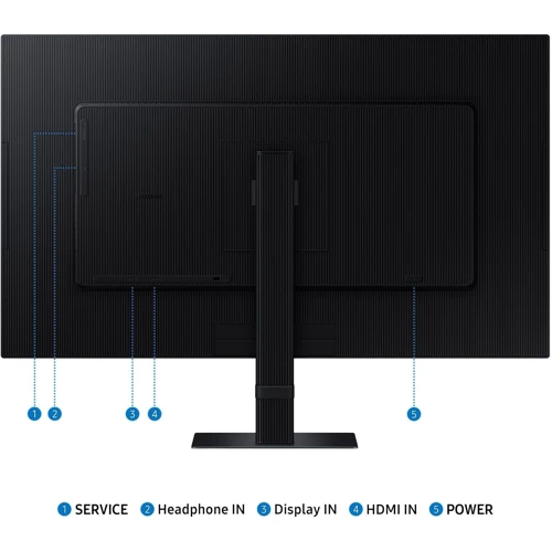 Монитор Samsung 27" ViewFinity HRM S70D Monitor (LS27D700EAIXCI): Формат изображения 16:9