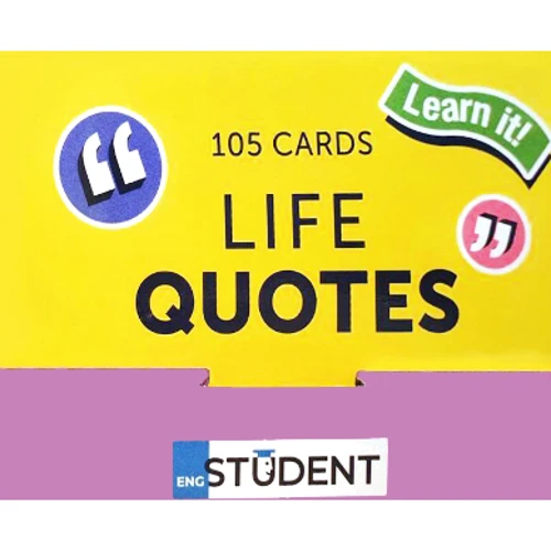 Life Quotes. 105 Cards. Картки для вивчення англійської: Обложка Картон