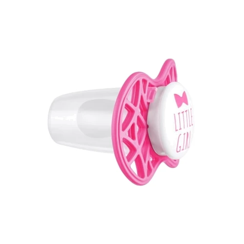 Пустушка Nuvita 7085 Air55 Cool Little Girl симетрична 6m+ рожева (NV7085SI): Вид пустушки классическая