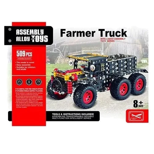 Конструктор металлический Farmer Truck, 509 детали (521)