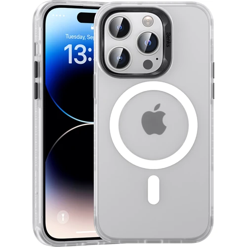 Чохол для iPhone Benks MagClap Lucid Armor Protective White для iPhone 14 Pro Max