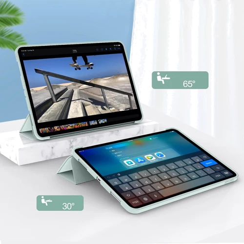 Аксессуар для iPad BeCover Tri Fold Soft TPU Silicone Light Green for iPad Air 13 (2024 / 2025) (711742): Особенности Складывается в подставку, Надежная защита от царапин и загрязнений, Удобно держать в руке, Стильный внешний вид, Стильный дизайн, Приятен на ощупь