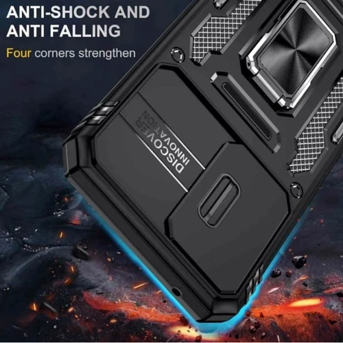 Чехол для телефонов Mobile Case Camshield Army Ring Black for Samsung S926 Galaxy S24 Plus / S936 Galaxy S25 Plus фото 6