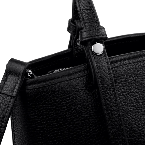 Женская сумка тоут Vito Torelli черная (VT-8359-black): Тип ручки Со съемным ремнем, Плечевой ремень, С двумя ручками, Короткая ручка