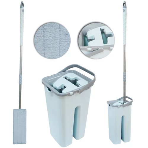 Швабра і комплектуюче Набір для збирання Zambak Plastic Elegant Flat Mop (ZP84304): Виробник Zambak Plastic