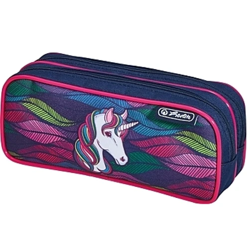 Пенал Herlitz Double Rainbow Unicorn Радужный Единорог (50033126U)