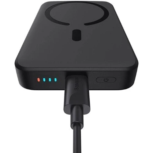 Внешний аккумулятор Baseus Power Bank 10000mAh Magnetic Wireless Quick Charge 20W Black (PPCX030001): Особенности Индикатор заряда, быстрая зарядка, беспроводная зарядка