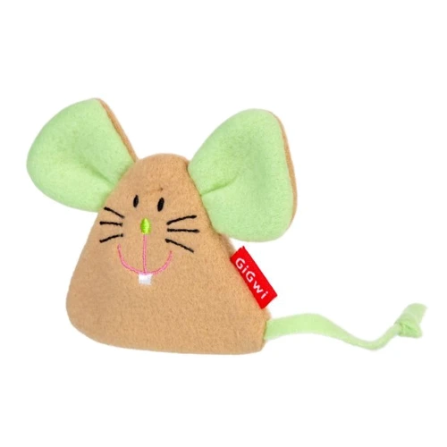 Игрушка для котов Мышка с кошачьей мятой GiGwi Catch&scratch плюш 8 см (75041)