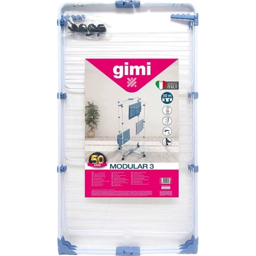 Сушка для белья Gimi Modular 3 Lux напольная (154894): Материал металл