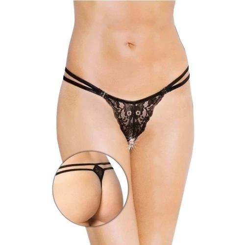 Женские стринги SoftLine - G-string 2444 (black)