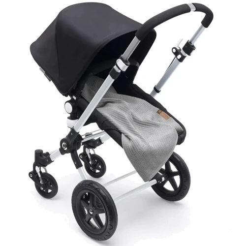 Одеяло шерстяное Bugaboo Soft Wool Light для коляски Grey Melange серый меланж (80153GS01): Производитель Bugaboo
