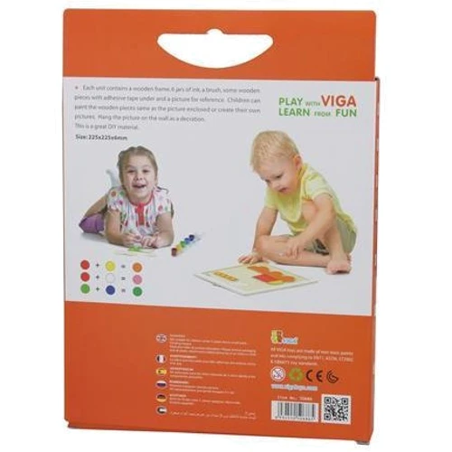 Набор для творчества Viga Toys Картина своими руками Паровозик (50686)