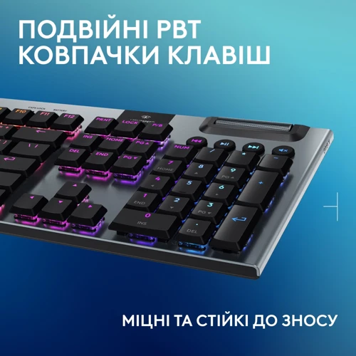 Клавіатура Logitech G915 X LIGHTSPEED Wireless Clicky Black (920-012709): Тип клавіш механический