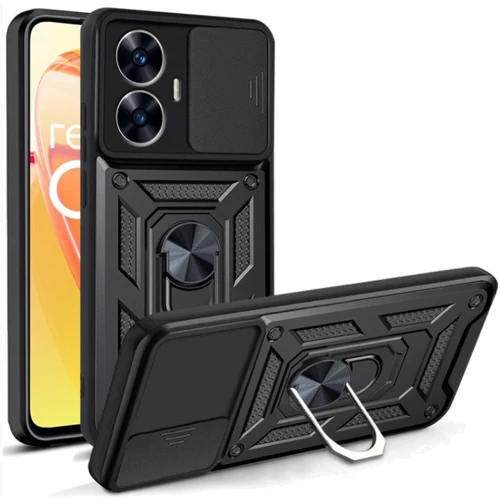 Аксесуар для смартфона BeCover Military Black для Realme C55 (709173)